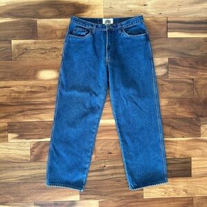 Old Mill Fleece Lined Relaxed Fit Denim Jeans size 36x32